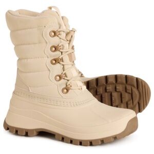 Women's Beige Winter Boots
